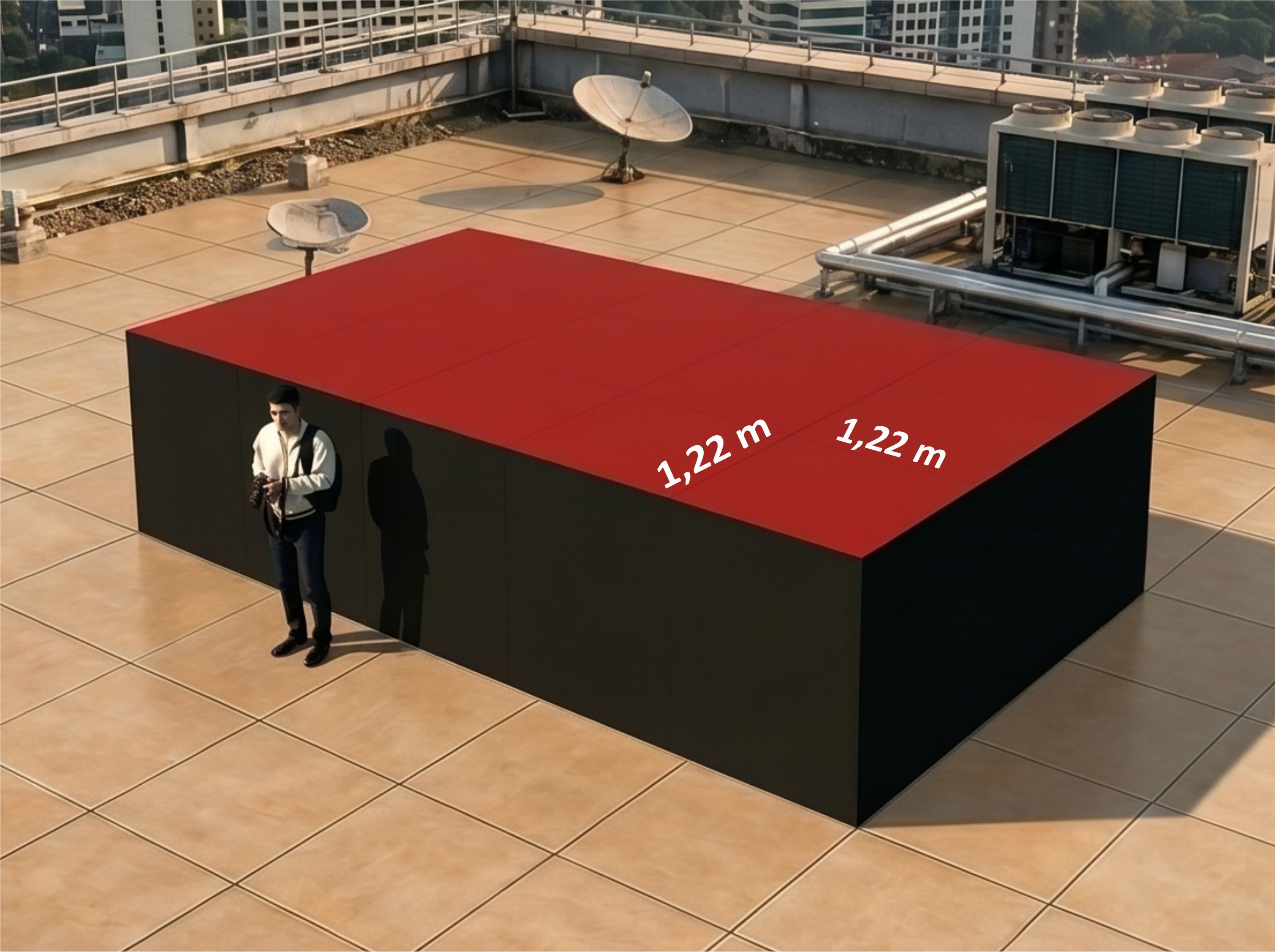 Sewa Panggung Modular Tinggi 150 cm