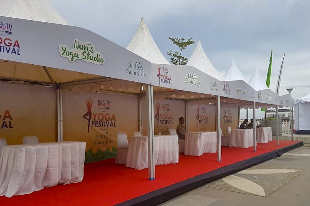 Sewa Booth Tenda 3 x 3 m Facia