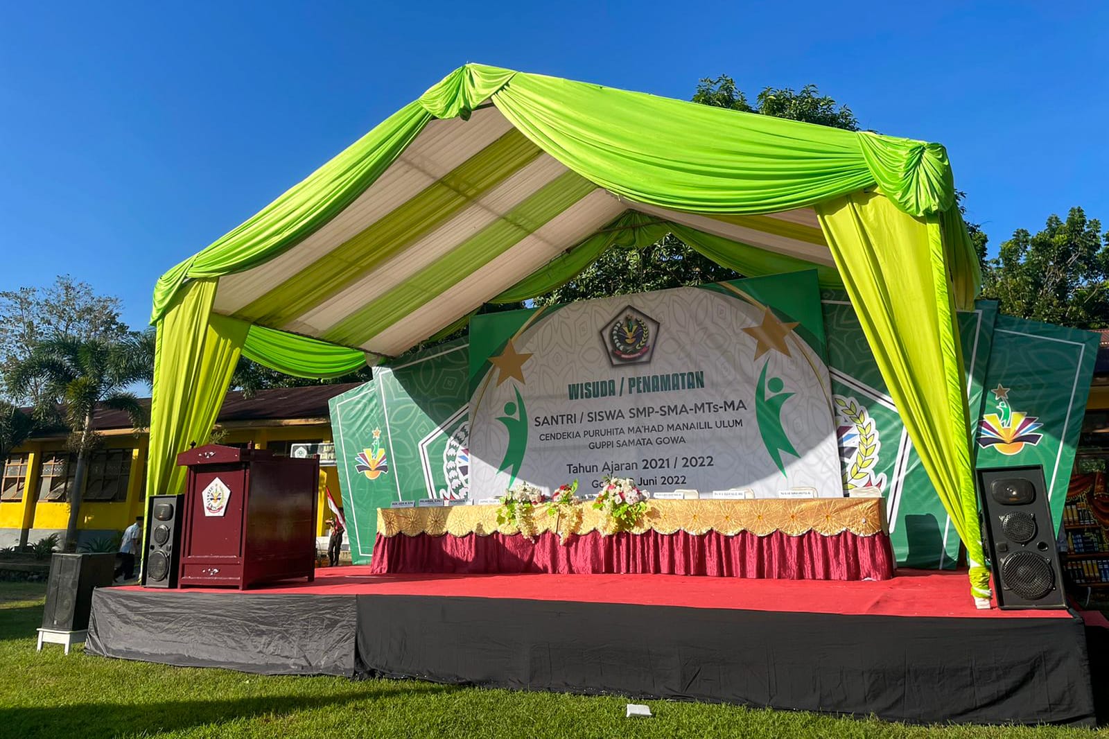 Sewa Panggung Atap Hall 4 x 8 m