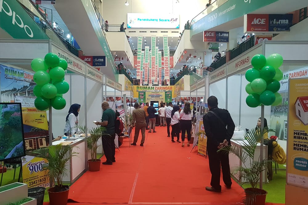 Sewa Booth Partisi 3 x 3 m